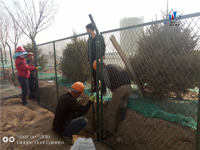 珠海北京大興機場附近河道護欄網案例圖片6